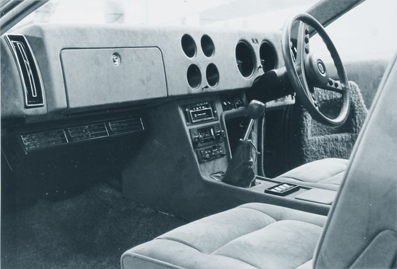 Interieur Toyota RV 2 von 1972, gezeigt in Tokio 1972